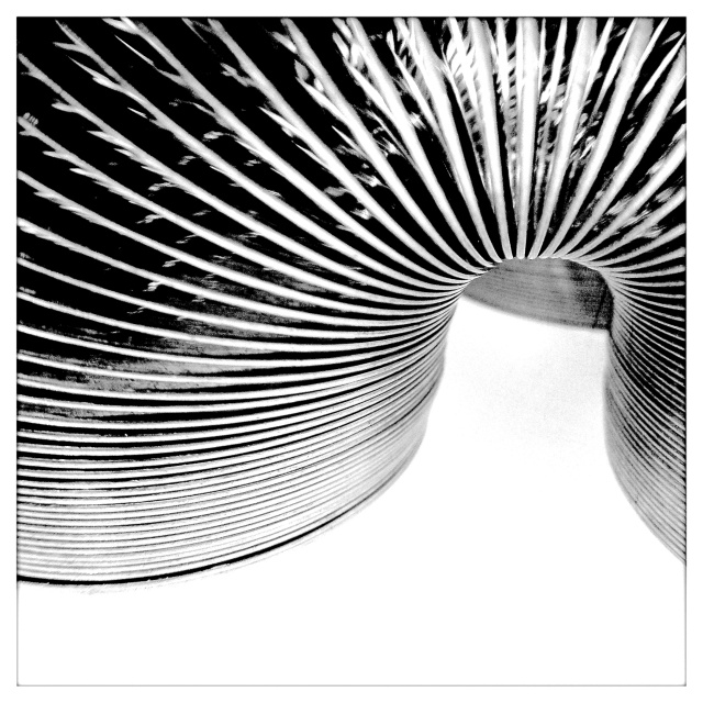 3. Slinky, iPhone 4s, May 2013; © Sally W. Donatello and Lens and Pens by Sally, 2013