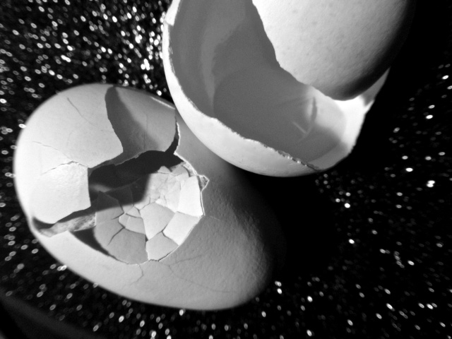 1. Cracks in the Cosmic Egg, iPhone 4s, October 2103; © Sally W. Donatello and Lens and Pens by Sally, 2013
