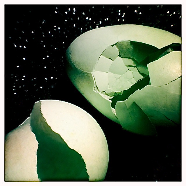 2. Cracks in Cosmic Eggs, iPhone 4s, October 2103; © Sally W. Donatello and Lens and Pens by Sally, 2013