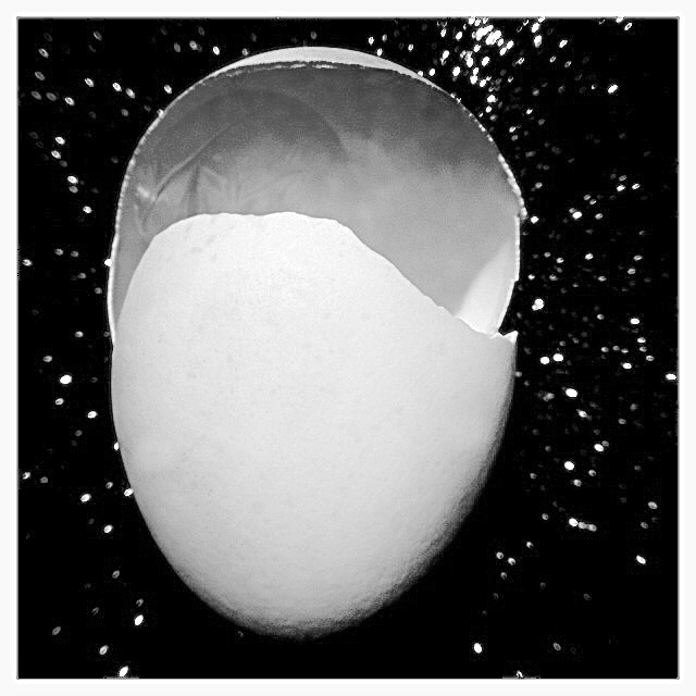 Cracks in the Cosmic Egg, iPhone 4s, October 2103; © Sally W. Donatello and Lens and Pens by Sally, 2013  
