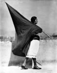 Woman with Flag, Mexico, 1928, Tina Modotti